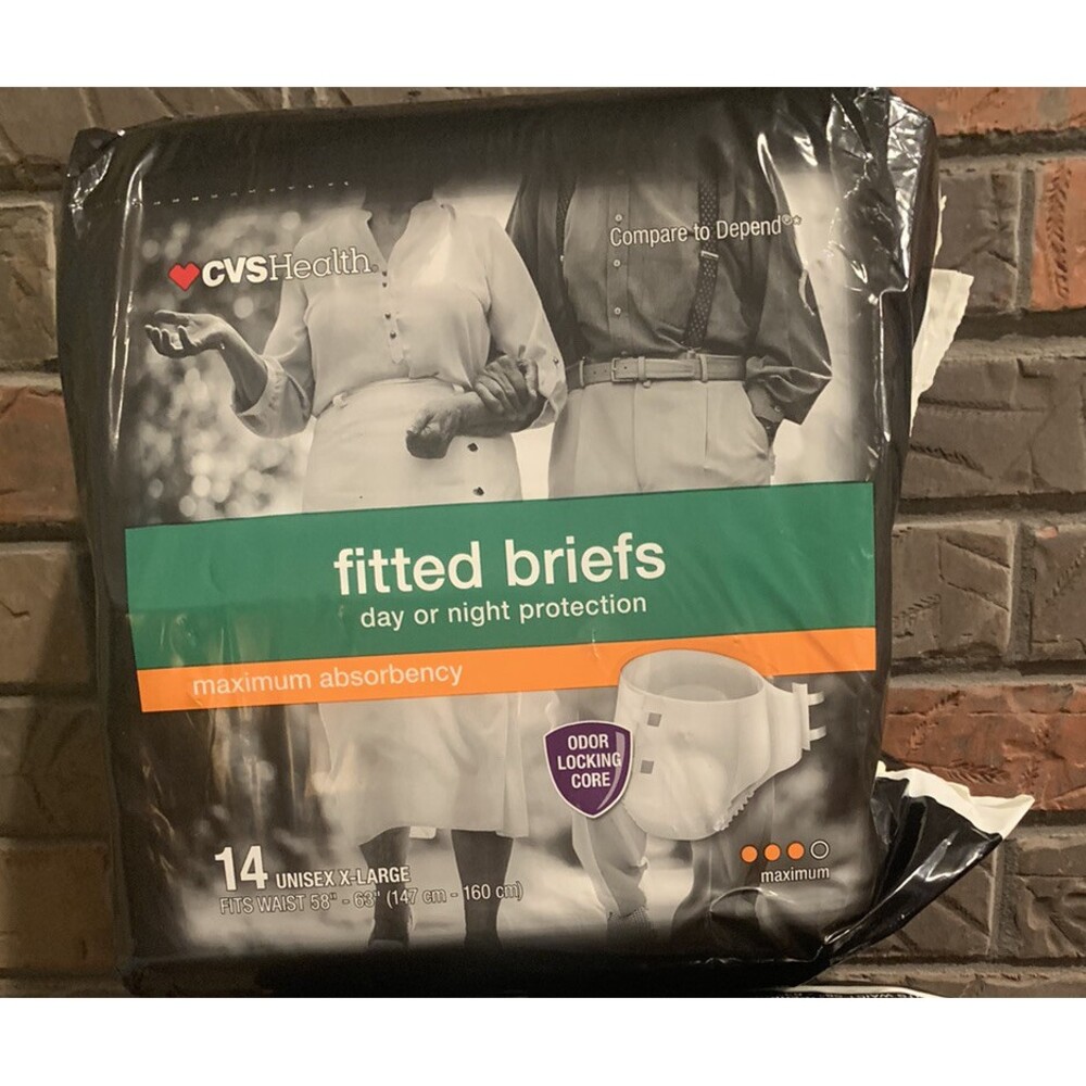 CVS Health Men's Max Absorbency Protection Underwear Size XL 14 ct Fast Shipping